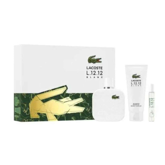 SET LACOSTE L.12.12 BLANC