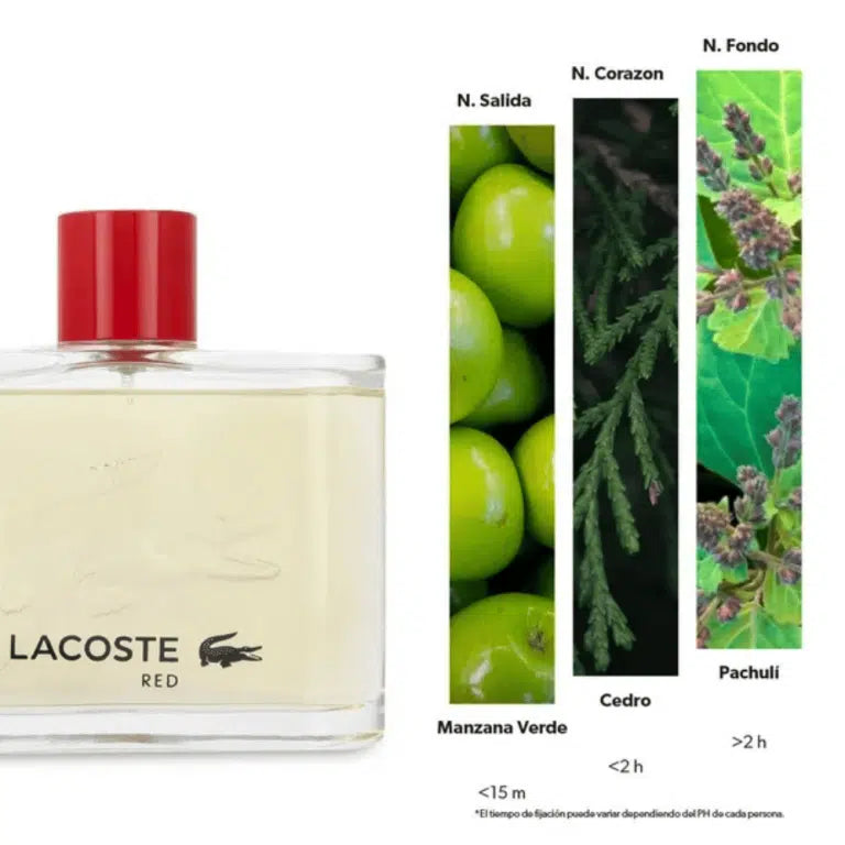 LACOSTE RED M EDT 125 Ml